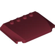 Lego PLATE 4X6X2/3, Dark red