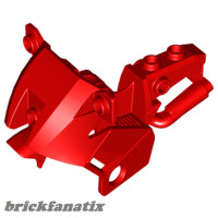 Lego Motorcycle Fairing, City, Red