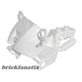 Lego Motorcycle Fairing, City, White