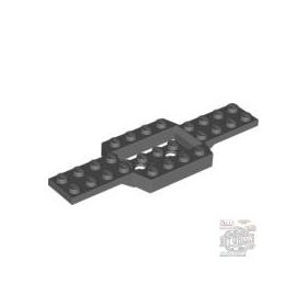   Lego Vehicle, Base 4 x 12 x 3/4 with 2 x 4 Recessed Center with Smooth Underside, Dark bluish gray