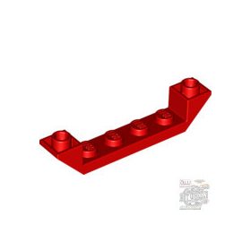 Lego Slope, Inverted 45 6 x 1 Double with 1 x 4 Cutout, Red