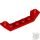 Lego INVERTED ROOF TILE 6X1X1, Bright red
