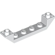 Lego INVERTED ROOF TILE 6X1X1, White