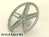 Lego Wheel Cover 5 Spoke without Center Stud - 35mm D. - for Wheels 54087, 56145 or 44292, Peral light gray