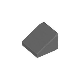 Lego Slope 30 1 x 1 x 2/3, Dark bluish gray