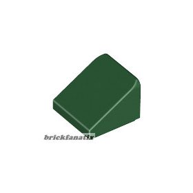 Lego Slope 30 1 x 1 x 2/3, Dark green