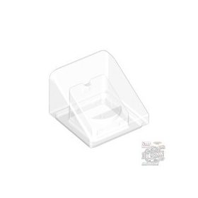 Lego Slope 30 1 x 1 x 2/3, Trans clear