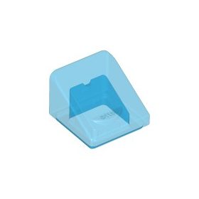 Lego Slope 30 1 x 1 x 2/3, Trans dark blue