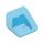 Lego Slope 30 1 x 1 x 2/3, Trans dark blue