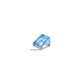 Lego Slope 30 1 x 1 x 2/3, Trans medium blue