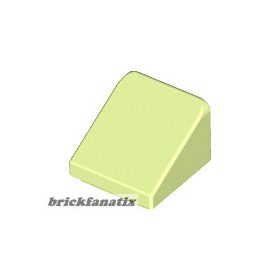 Lego Slope 30 1 x 1 x 2/3, Yellowish green