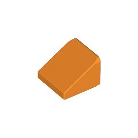 Lego ROOF TILE 1X1X2/3, ABS, Bright orange