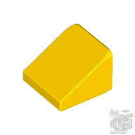 Lego ROOF TILE 1X1X2/3, ABS, Bright yellow