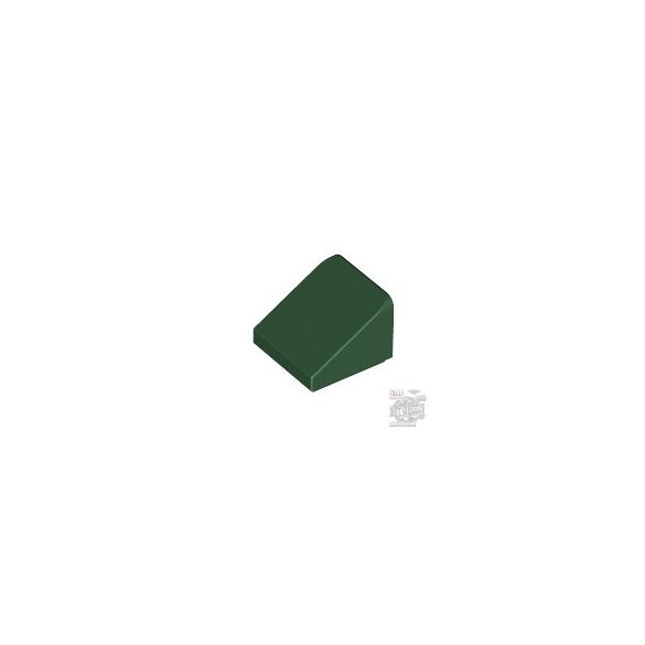 Lego ROOF TILE 1X1X2/3, ABS, Earth green