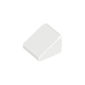 Lego ROOF TILE 1X1X2/3, ABS, White