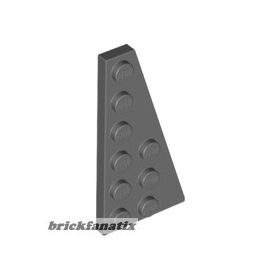 Lego Wedge, Plate 6 x 3 Right, Dark bluish gray