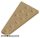 Lego Wedge Plate 6 x 3 Right, Dark tan