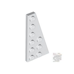 Lego RIGHT PLATE 3X6 W. ANGLE, White