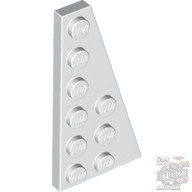 Lego RIGHT PLATE 3X6 W. ANGLE, White