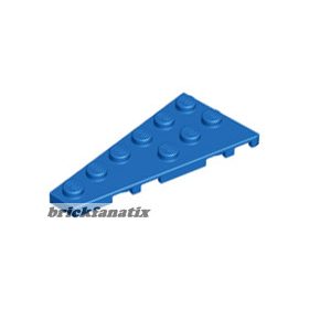Lego Wedge, Plate 6 x 3 Left, Blue