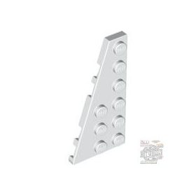 Lego Wedge, Plate 6 x 3 Left, White