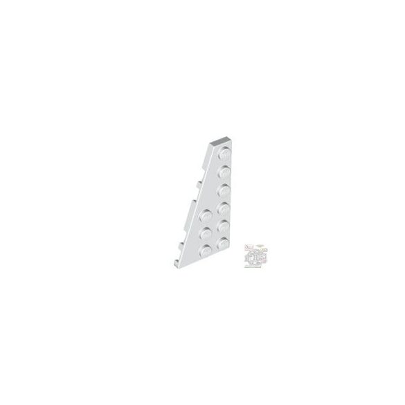 Lego LEFT PLATE 3X6 W ANGLE, White