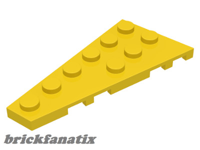 Lego LEFT PLATE 3X6 W ANGLE, Yellow
