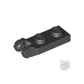 Lego Hinge Plate 1 x 2 Locking with 2 Fingers on End, Black
