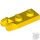 Lego PLATE 1X2 W/FORK/VERTICAL/END, Bright yellow