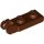 Lego PLATE 1X2 W/FORK/VERTICAL/END, Reddish brown