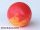 Lego Ball, Bionicle Zamor Sphere with Marbled Bright Light Orange Pattern