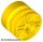 Lego Wheel 18mm D. x 14mm with Pin Hole, Fake Bolts and Shallow Spokes, Yellow