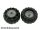 Lego Wheel 18mm D. x 14mm with Axle Hole, Fake Bolts and Shallow Spokes with Black Tire 37 x 18R (55982 / 56891), Light bluish gray