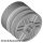 Lego Wheel 18mm D. x 14mm with Axle Hole, Fake Bolts and Shallow Spokes, Light grey