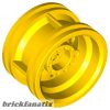 Lego Wheel 30.4mm D. x 20mm with No Pin Holes and Reinforced Rim, Yellow