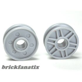 Lego Wheel 18mm D. x 8mm with Fake Bolts and Shallow Spokes