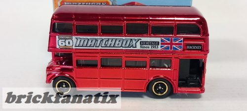 Matchbox 60th Anniversary Routemaster Bus - Chrome red -