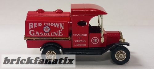 MATCHBOX Models Of Yesteryear 1912-16 Ford Model 'T' Tanker - Red Crown Gasoline