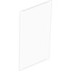 Lego Glass for Window 1 x 4 x 6, Transparent clear