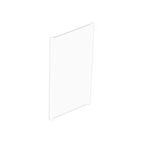 Lego Glass for Window 1 x 4 x 6, Transparent clear