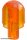 Lego Bar with Light Cover (Bulb) / Bionicle Barraki Eye, Trans orange