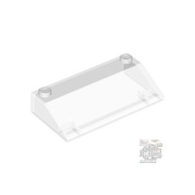 Lego Slope 33 3 x 6 without Inner Walls, Transparent clear
