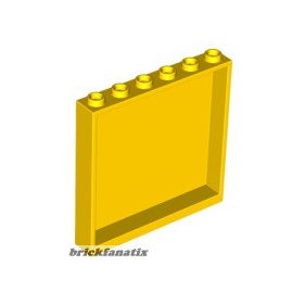 Lego Panel 1 x 6 x 5, Yellow