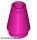 Lego Cone 1 x 1 with Top Groove, Magenta