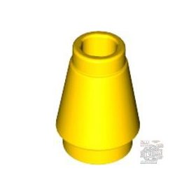Lego Cone 1 x 1 with Top Groove, Yellow