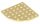 Lego Plate, Round Corner 6 x 6, Tan