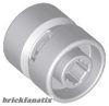 Lego Wheel 11mm D. x 12mm, Hole Notched for Wheels Holder Pin, White