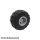 Lego Wheel 11mm D. x 12mm, Hole Notched for Wheels Holder Pin with Black Tire 24 x 12 R Balloon (6014b / 56890), Light bluish gray