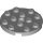 Lego Plate Round 4 x 4 with Hole, Light bluish gray