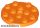 Lego Plate Round 4 x 4 with Hole, Orange